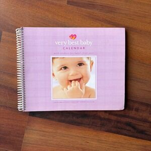 Nestle Very‎ Best Baby Calendar Memory Book 2004 Spiral Bound Milestone Stickers